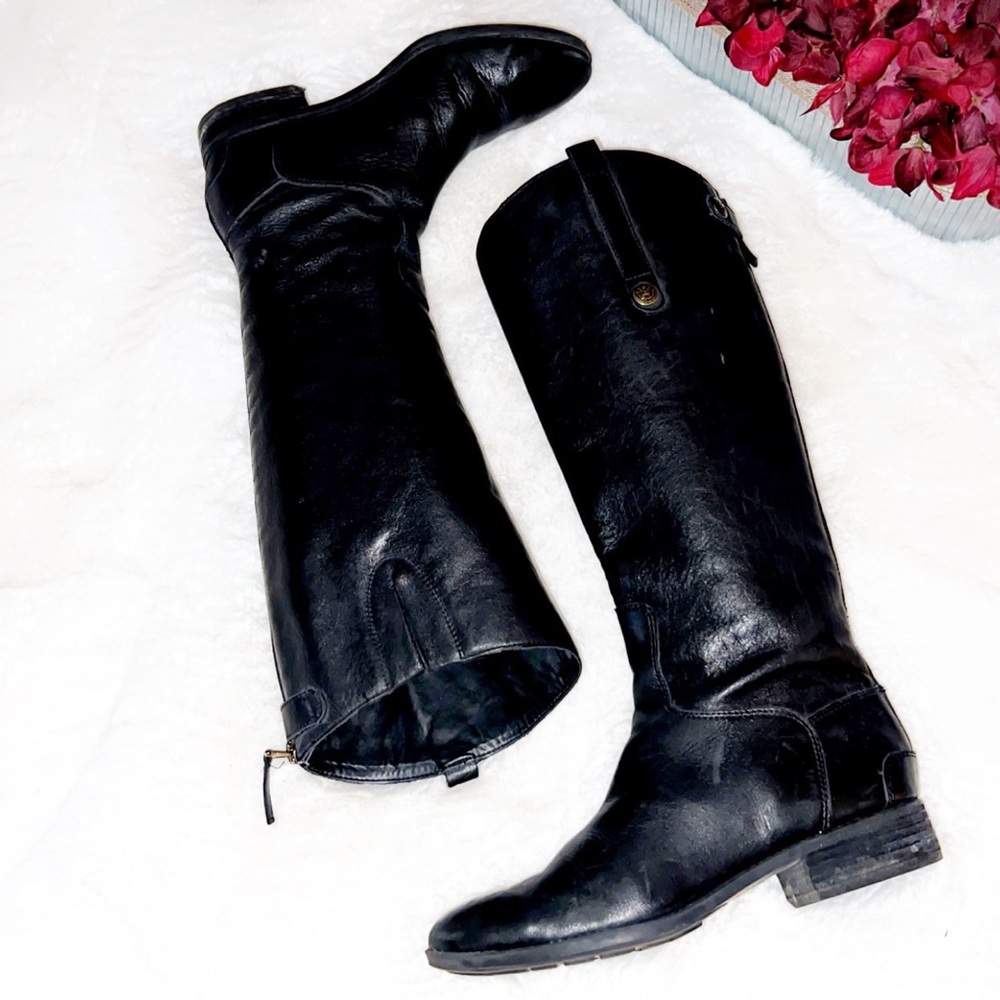 SAM EDELMAN Penny 2 Leather Riding Boot - Picture 3 of 8